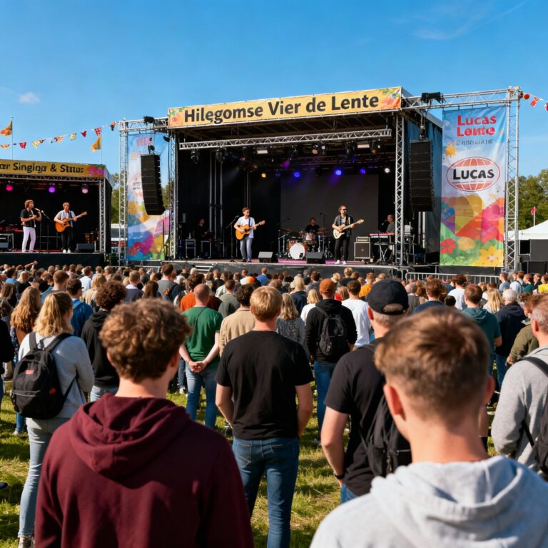 Hillegomse festival viert de lente met lucas & steve en biedt regionaal zangtalent een podium