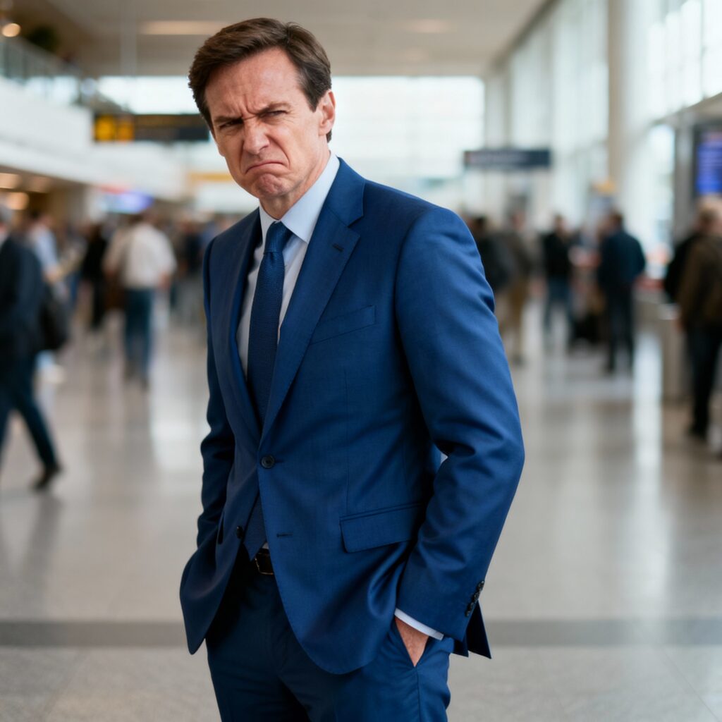 Waarom mannen in blauwe pakken voor opschudding zorgen