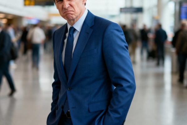 Waarom mannen in blauwe pakken voor opschudding zorgen