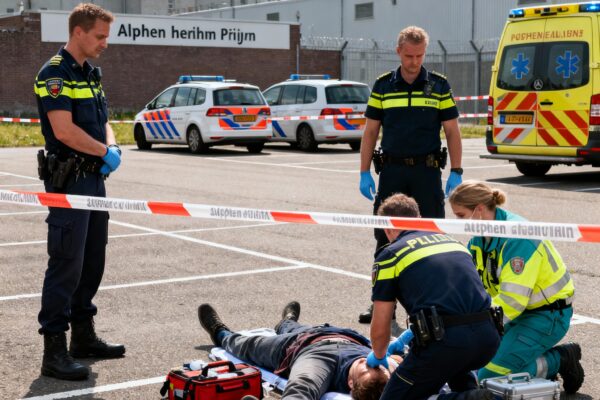 Persoon neergeschoten bij gevangenis in alphen aan den rijn