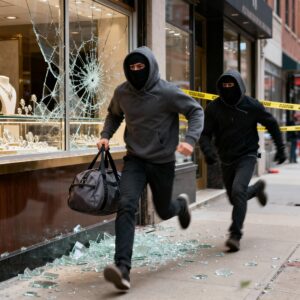 Twee mannen op de vlucht na overval op juwelier in sassenheim, politie onderzoekt zaak