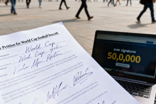 Petitie voor boycot wk voetbal ruim 50.000 keer ondertekend
