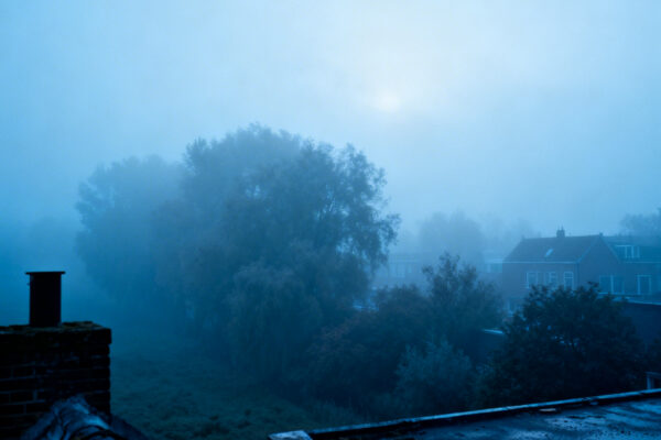 Code geel in zuid-holland vanwege dichte mist
